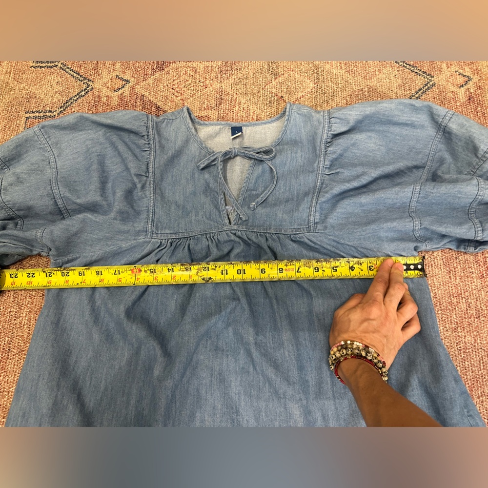 Old Navy Light Blue Denim Dress - Picture 14 of 16